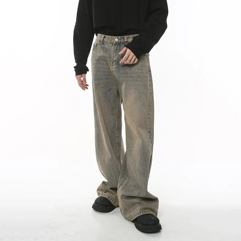 Y2K Washed Denim Baggy Jeans