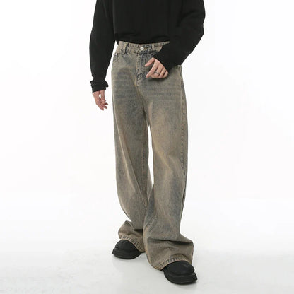 Y2K Washed Denim Baggy Jeans