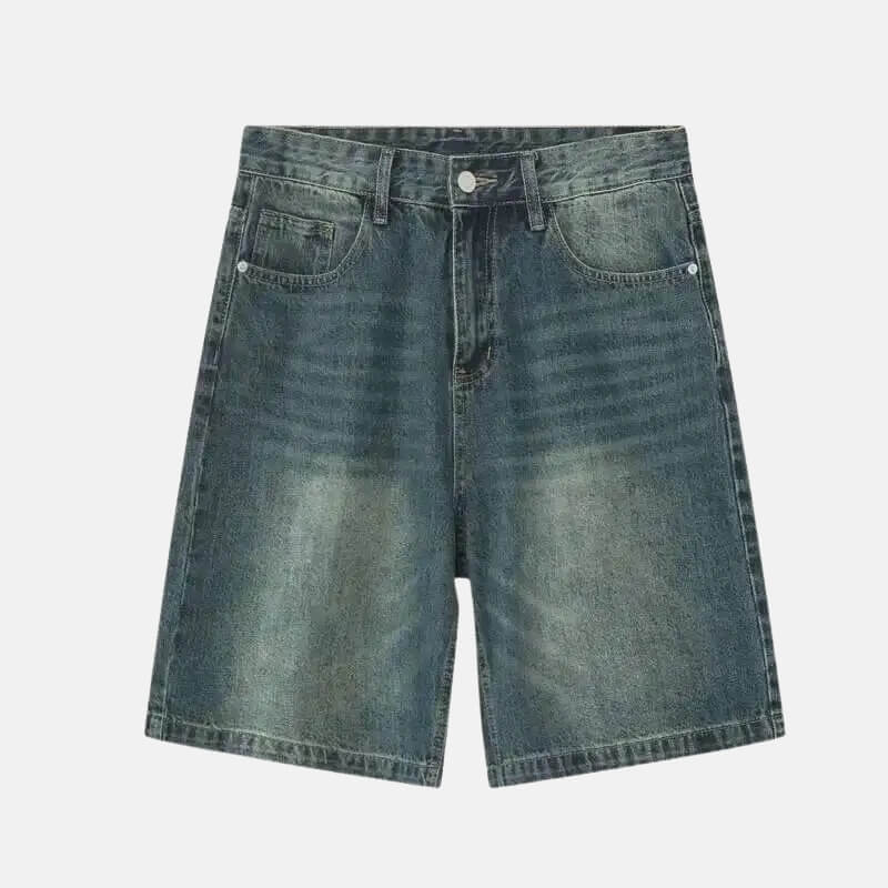 Y2K Washed Denim Shorts