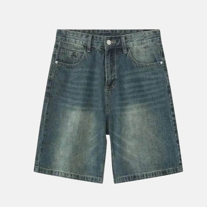 Y2K Washed Denim Shorts
