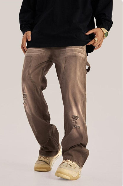 Y2K Washed Distressed Jeans