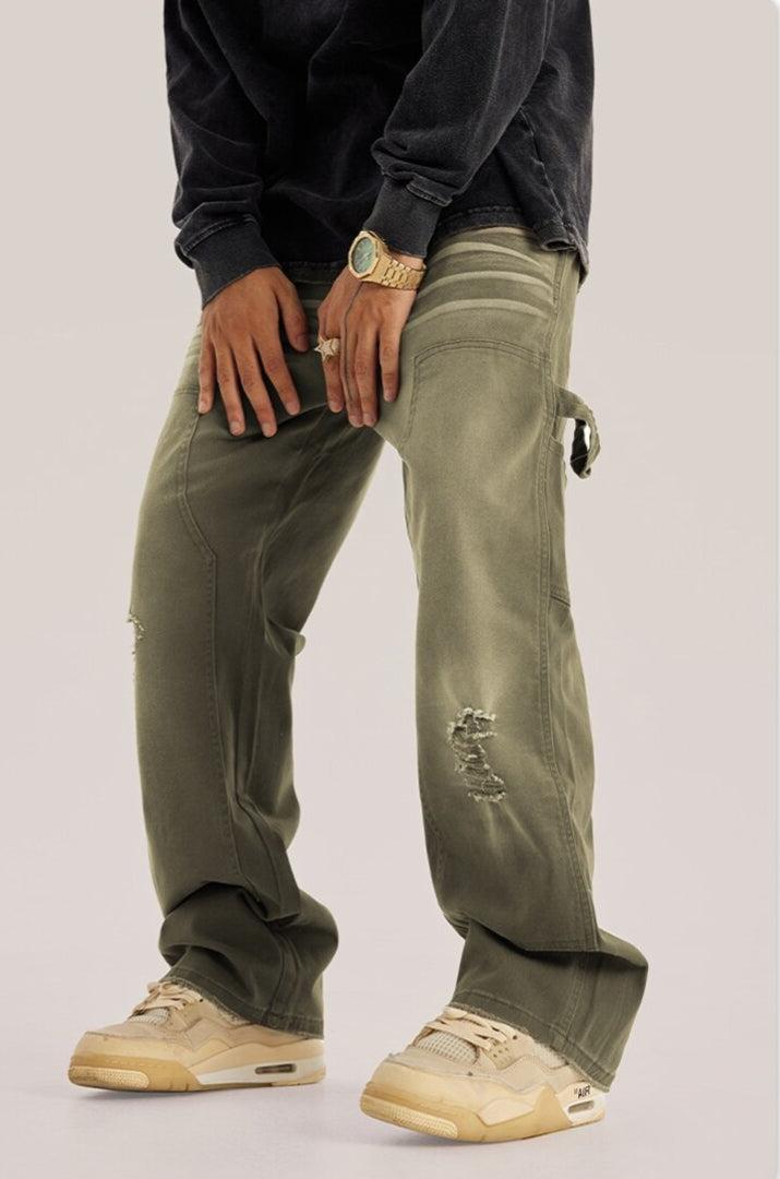 Y2K Washed Distressed Jeans
