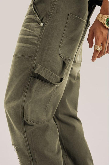 Y2K Washed Distressed Jeans