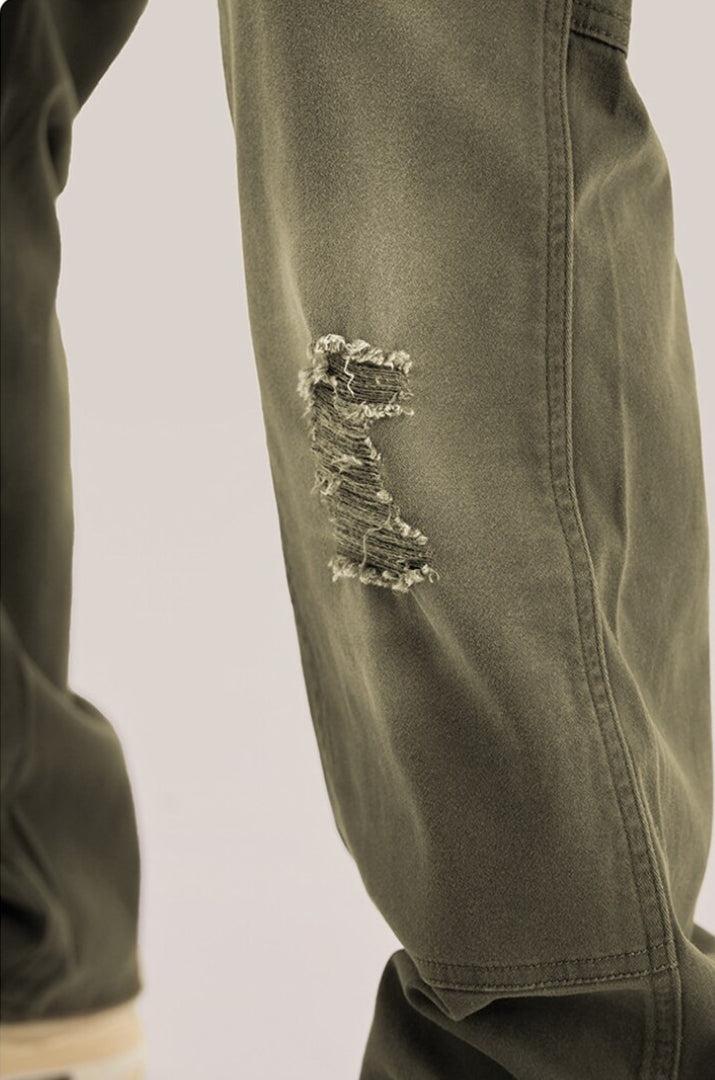 Y2K Washed Distressed Jeans