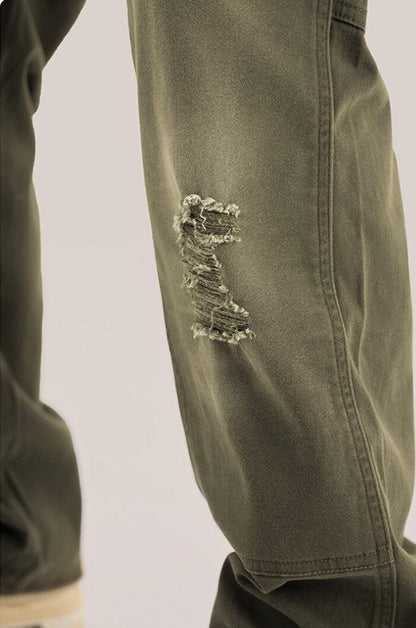 Y2K Washed Distressed Jeans