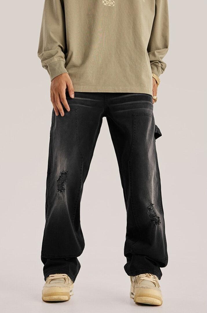 Y2K Washed Distressed Jeans