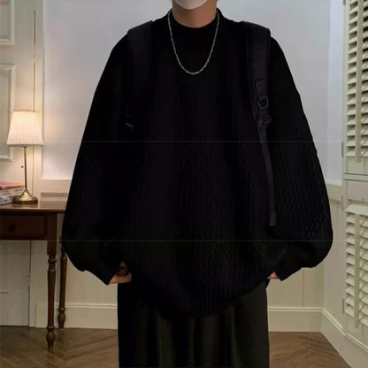 Y2K Wavy Knit Sweater