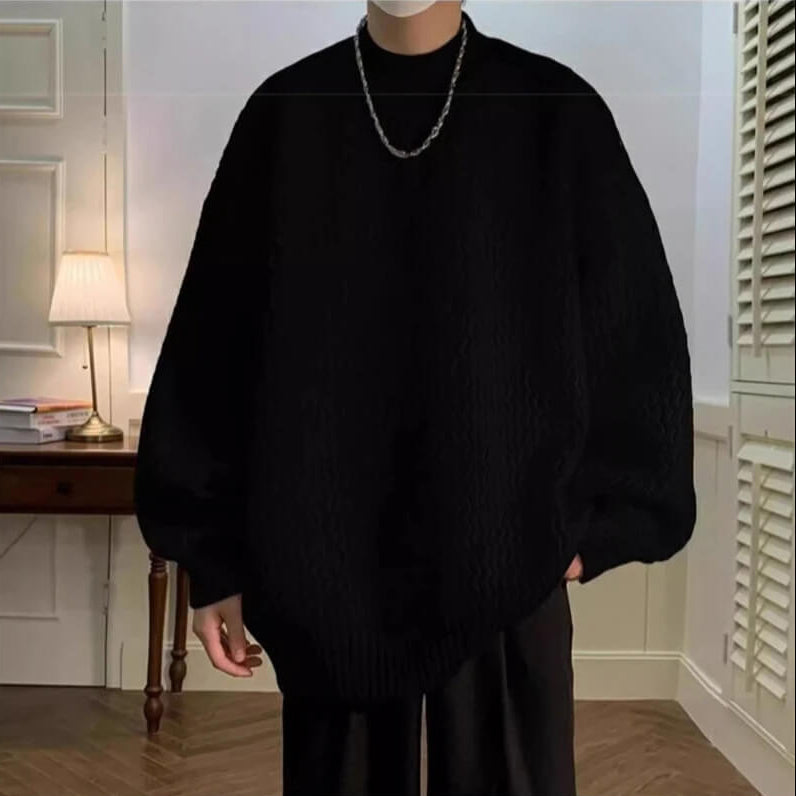 Y2K Wavy Knit Sweater