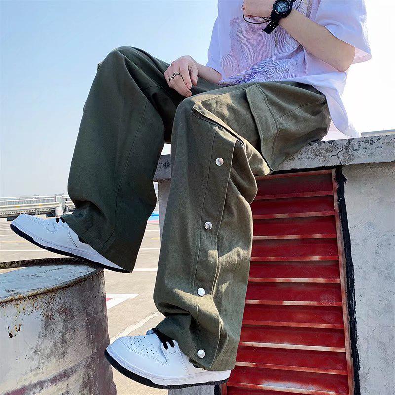 Y2K Wide Leg Cargo Pants