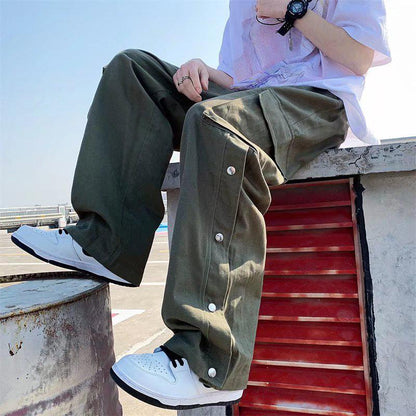 Y2K Wide Leg Cargo Pants