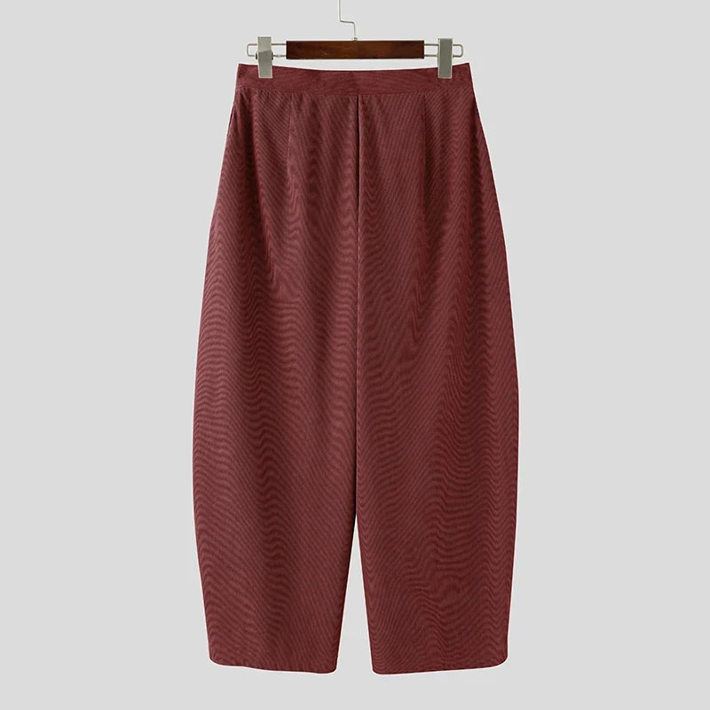 Y2K Wide Leg Corduroy Pants