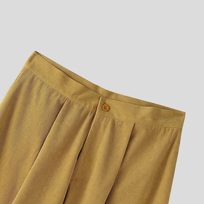 Y2K Wide Leg Corduroy Pants