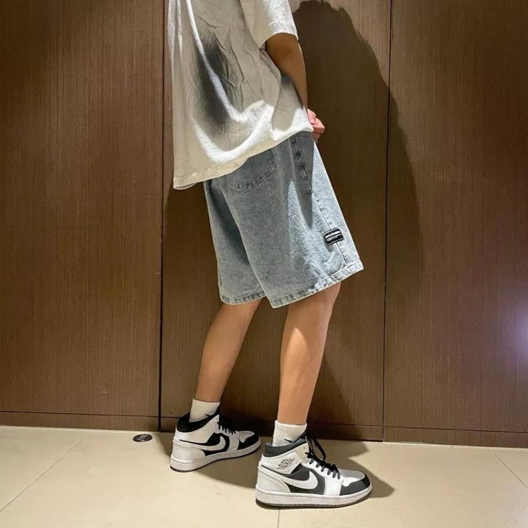 Y2K Wide Leg Wash Shorts
