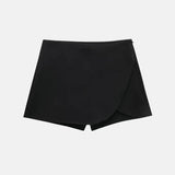 High-Waisted Wrap Shorts