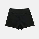 High-Waisted Wrap Shorts