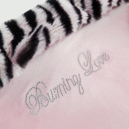 Y2K Zebra Tube Top