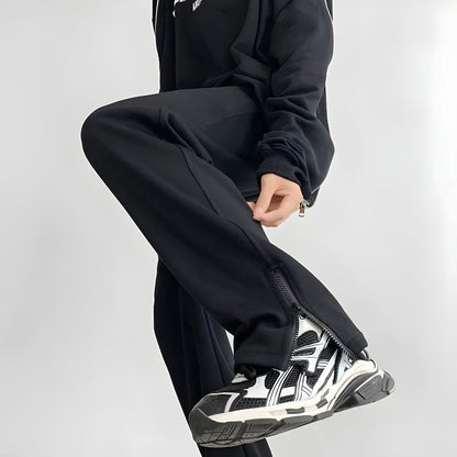 Y2K Zip-Up Leg Sweatpants