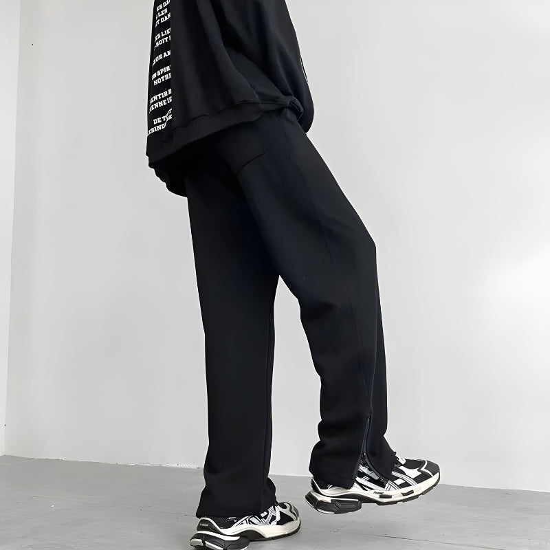 Y2K Zip-Up Leg Sweatpants