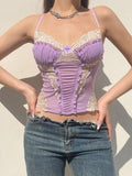 Lace Strap Crop Top