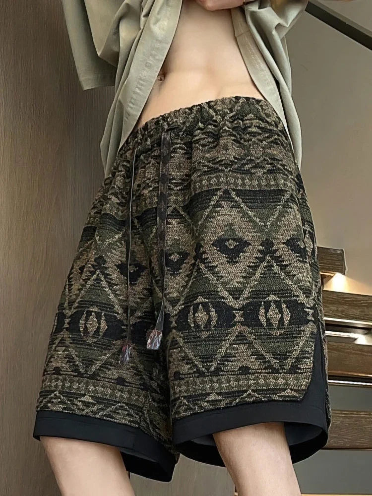 Y2k Vintage Ethnic Shorts