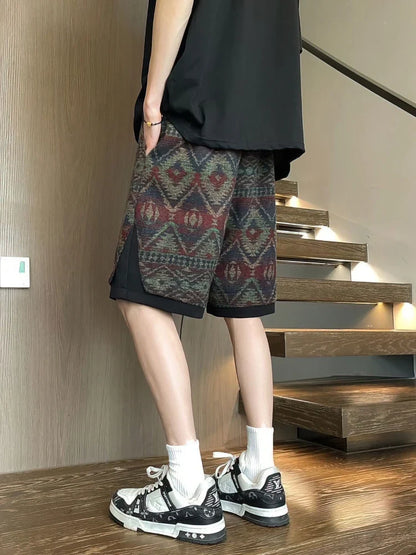 Y2k Vintage Ethnic Shorts