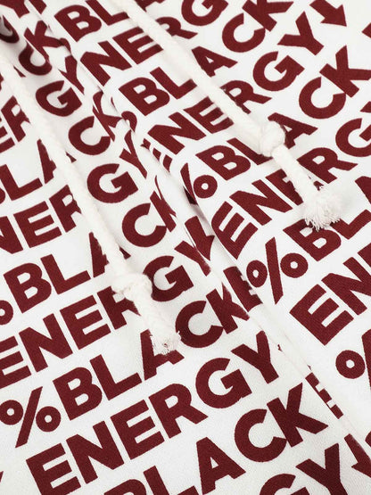 All-Over Letter Graphic Sweatpants; Red / S, Red / M, Red / L, Red / XL