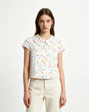 Polka Dot Peter Pan Collar Blouse