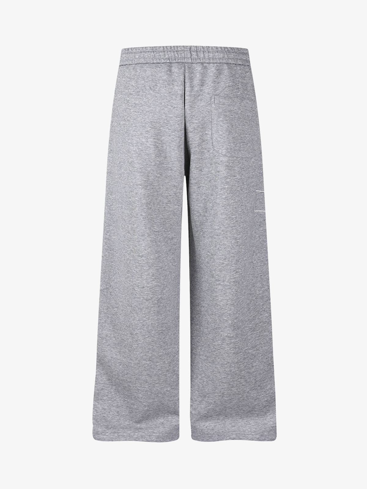 Abstract Line Graphic Wide-Leg Sweatpants