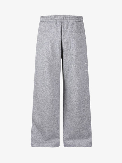Abstract Line Graphic Wide-Leg Sweatpants
