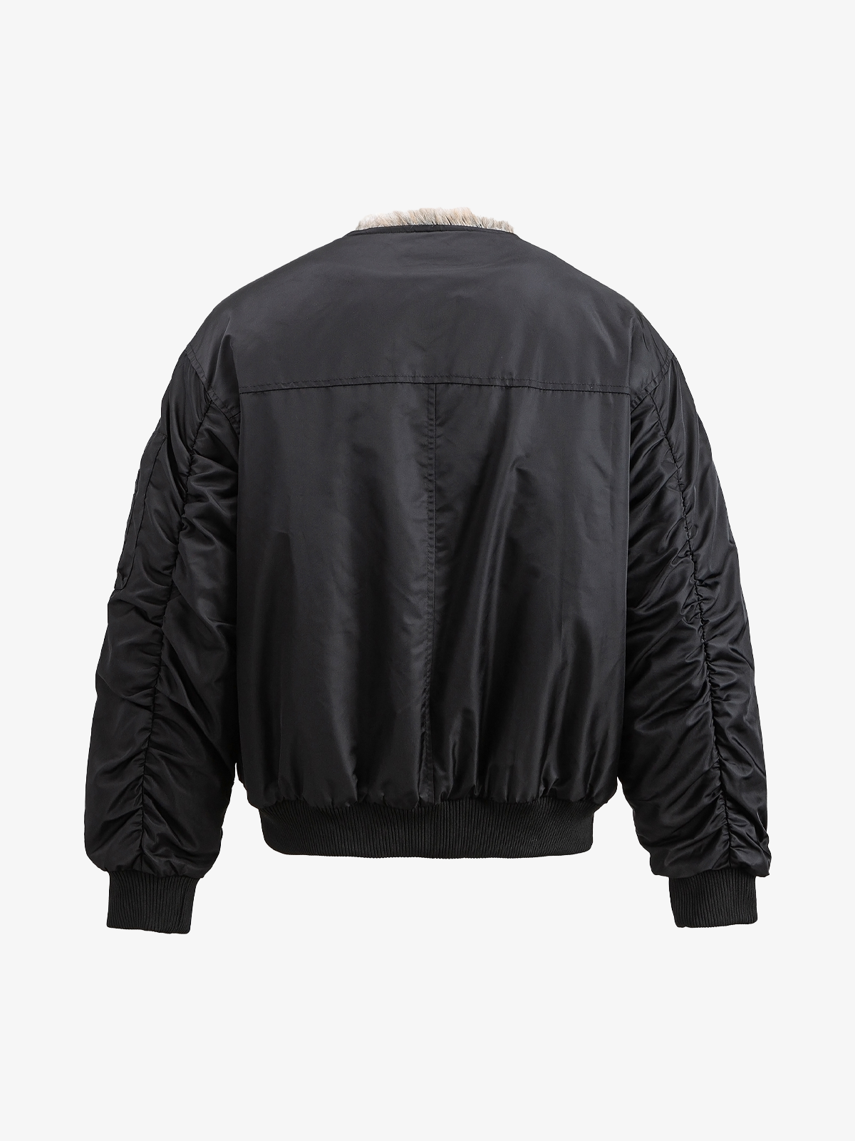 Neutral Cotton-Padded Coat