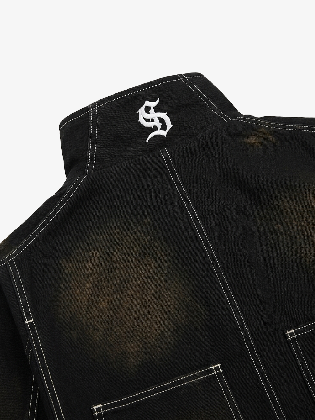 Spray-Washed Multi-Zip Jacket; Black / M, Black / L, Black / XL, Black / 2XL