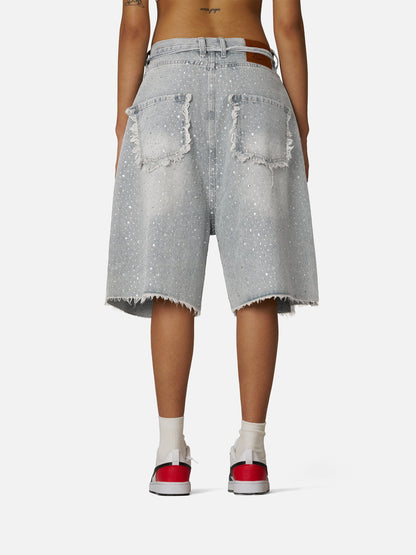 Rhinestone Jorts