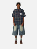 Pearl Embellished Baggy Longline Jorts