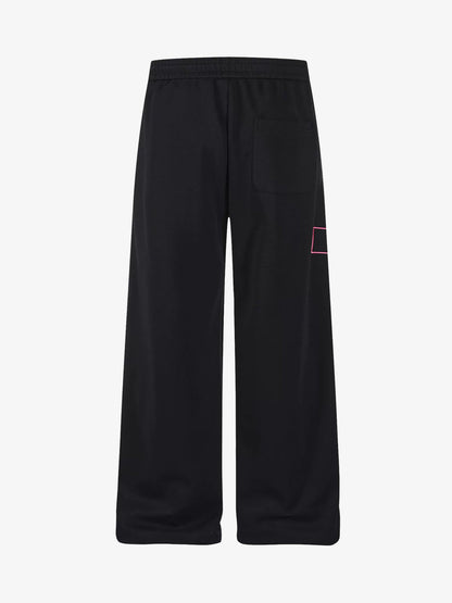 Abstract Line Graphic Wide-Leg Sweatpants