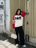 Bold Color-Blocked Hoodie