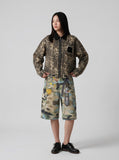 Multicolor Camouflage Cargo Shorts