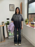 Ombre Distressed Graphic T-Shirt