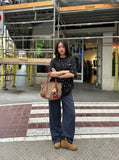 Starry Oversized Crew Neck T-Shirt