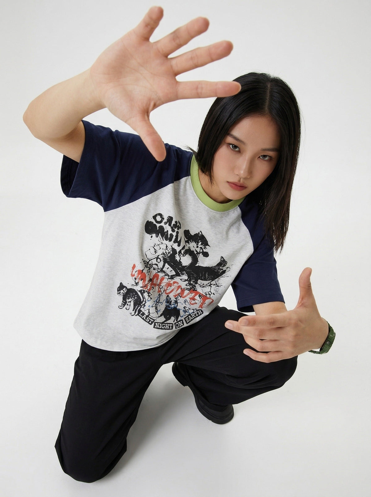 UNAVOWED Graphic Raglan T-Shirt