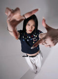 Vibrant Graphic Crew Neck T-Shirt