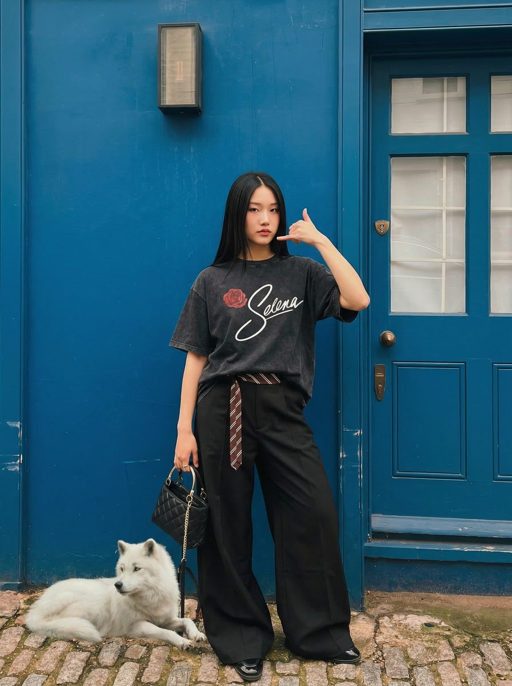 Vintage Black Rose Graphic T-Shirt
