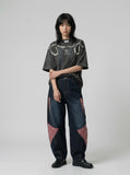 Bold Double Snake Print T-Shirt