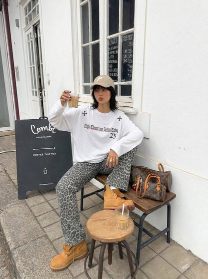 Gothic Text Long Sleeve T-Shirt