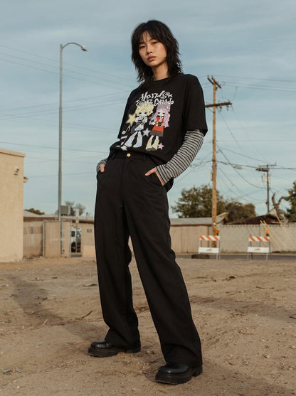 Hands Off Club Layered T-Shirt