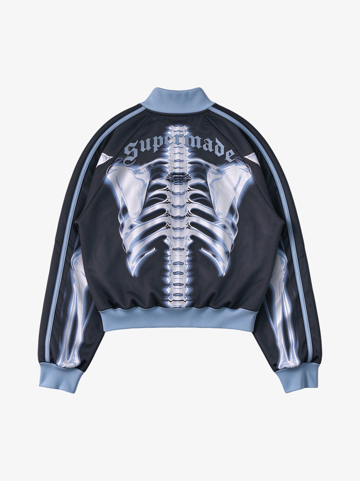 Bone Graphic Cropped Jacket