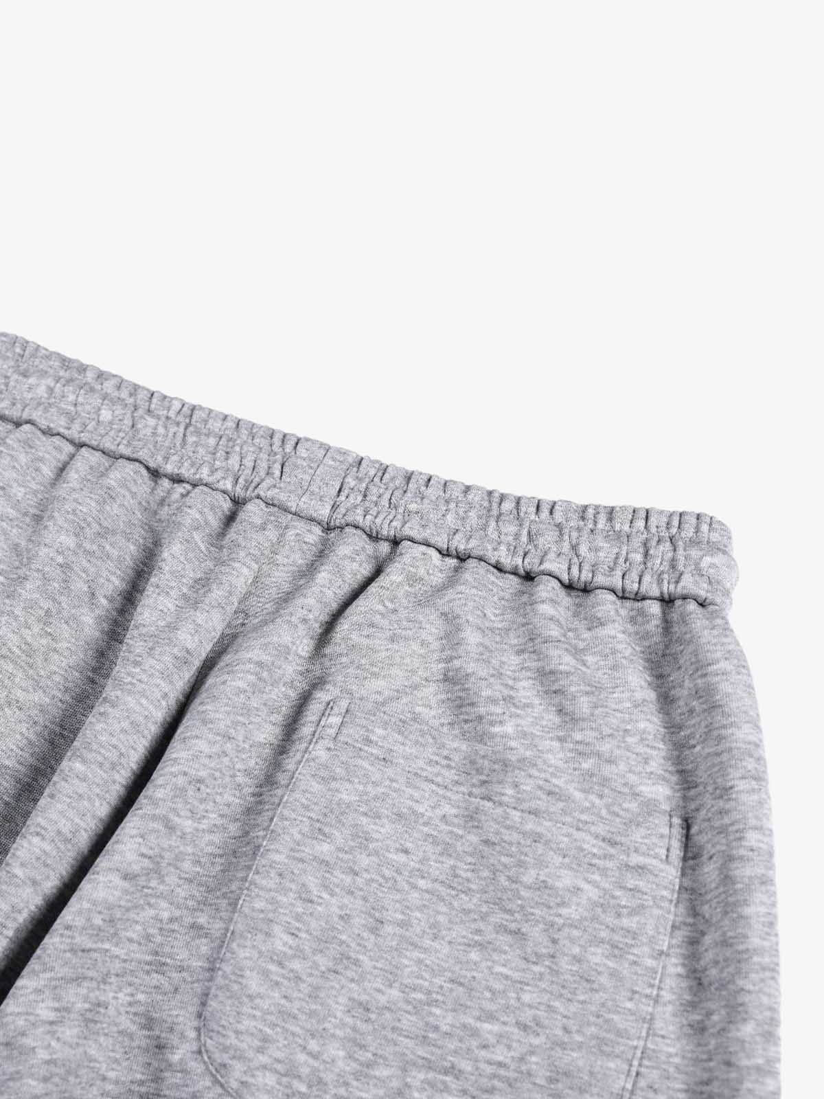 Abstract Line Graphic Wide-Leg Sweatpants