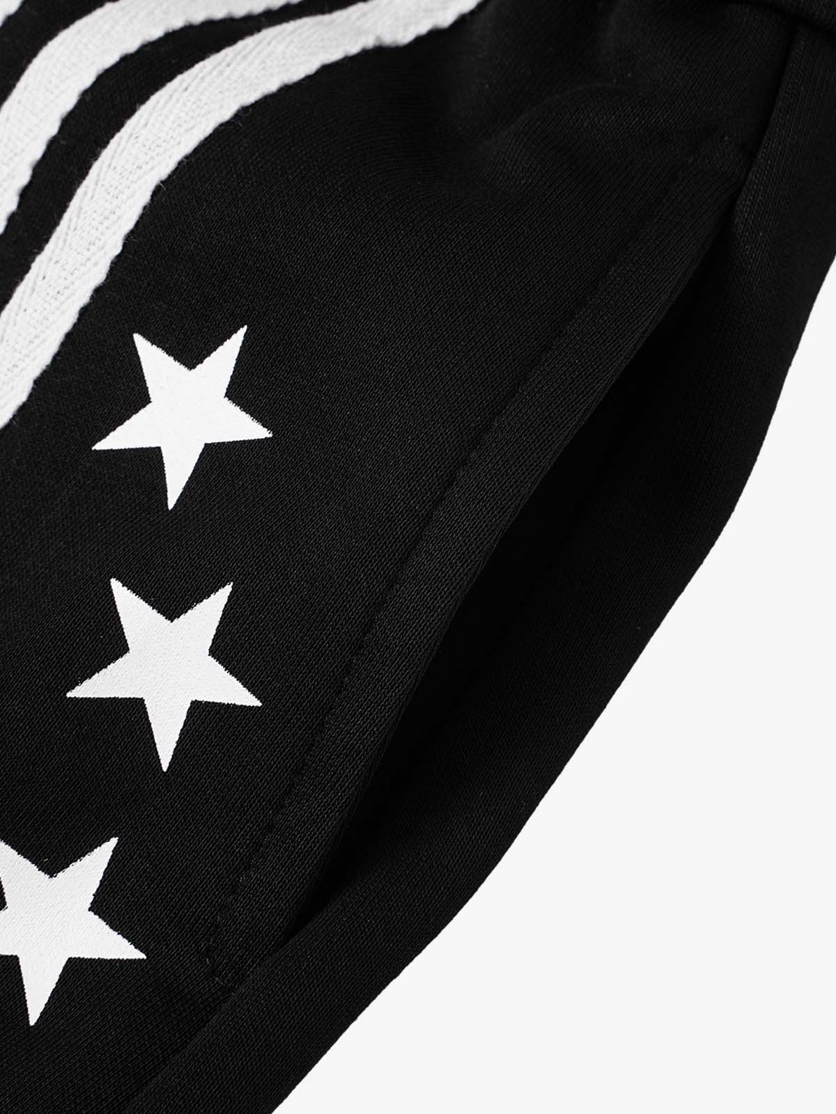 Streetwear Side Striped Baggy Sweatpants; Black / M, Black / L, Black / XL, Black / 2XL