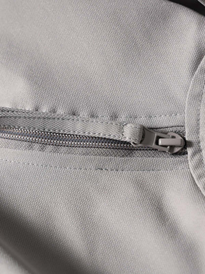 Street-style Multi-zipper Casual Jacket
