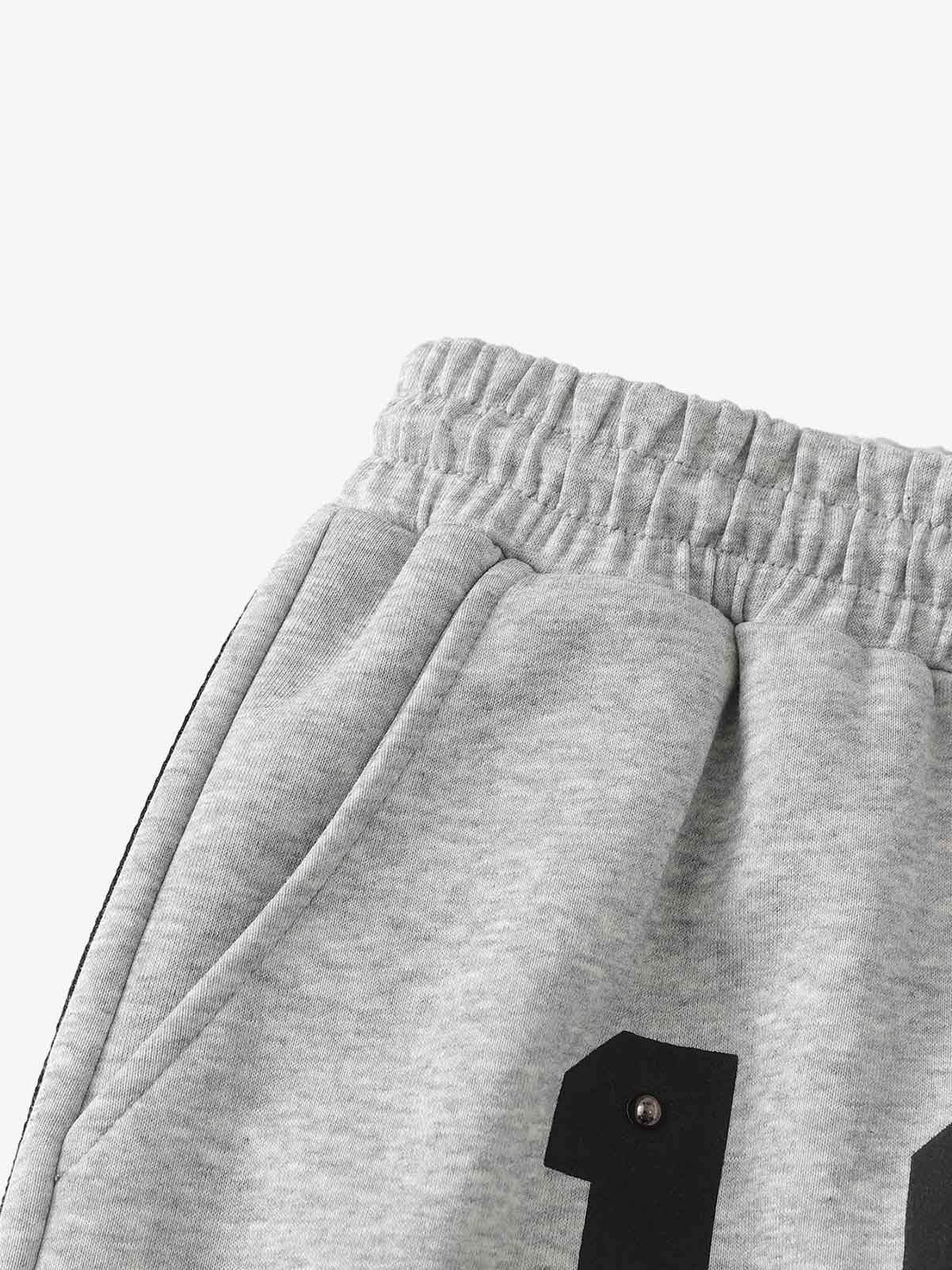 1996 Studded Graphic Wide-Leg Sweatpants; Flower Ash / M, Flower Ash / L, Flower Ash / XL, Flower Ash / 2XL