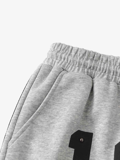 1996 Studded Graphic Wide-Leg Sweatpants; Flower Ash / M, Flower Ash / L, Flower Ash / XL, Flower Ash / 2XL